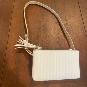 White belt bag never used!